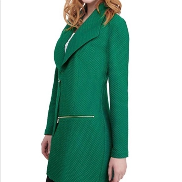 NYGARD Emerald Green Jacket with Zipper Details Size M - Picture 3 of 8
